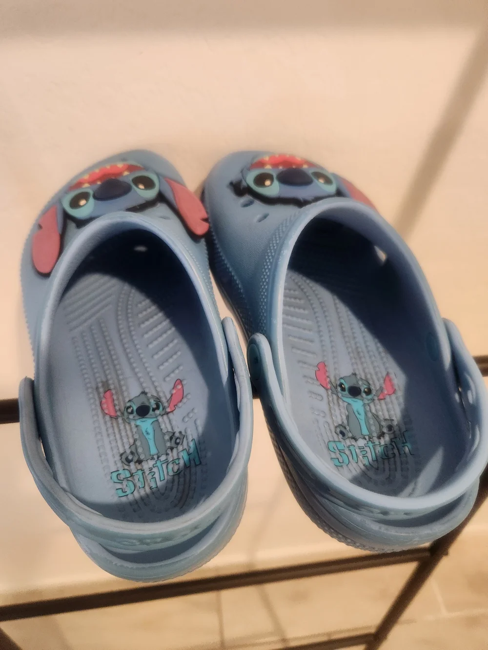CROCS Kids Light Blue Clog Sandals with Stitch Character